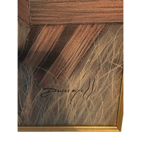 Vintage 1997 Lithograph Elaine Dunghill Fruitful Thoughts 21x17 - Picture 5 of 11